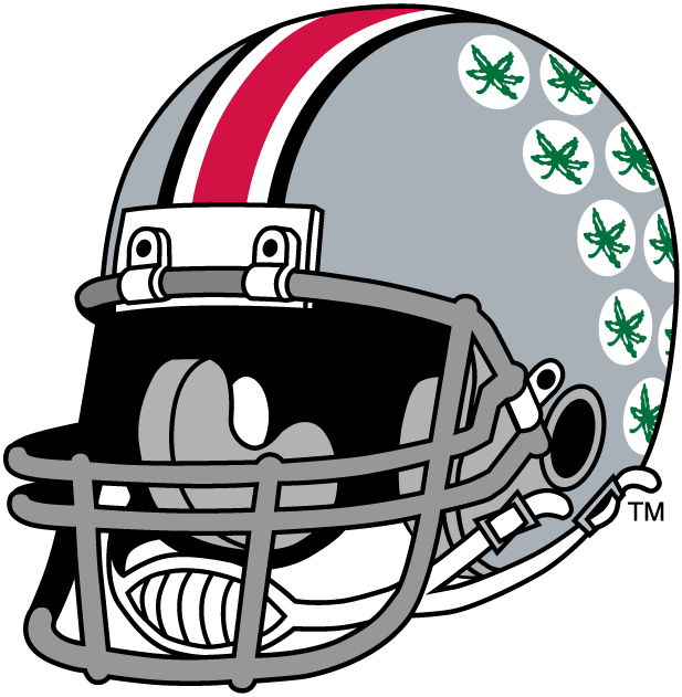 Ohio State Buckeyes 1968-Pres Helmet Logo diy iron on heat transfer